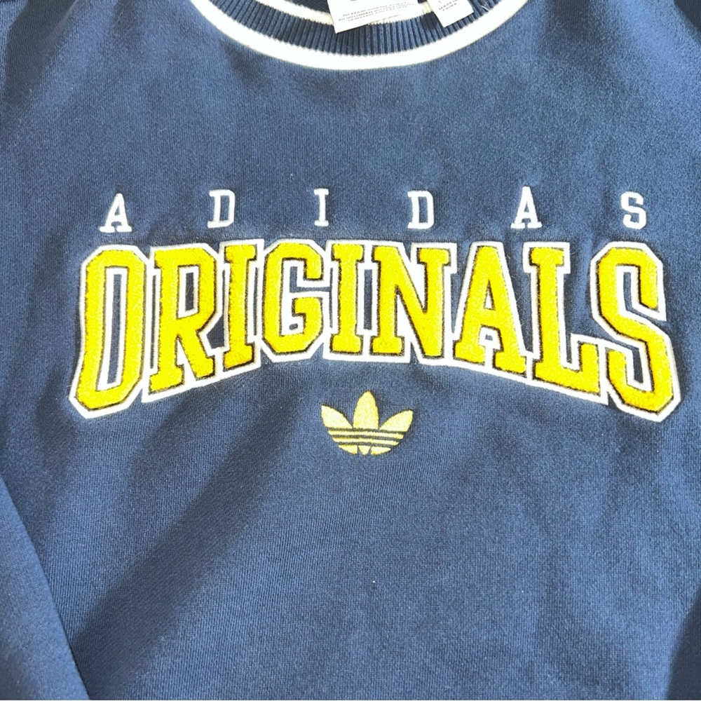 Vintage  Adidas Originals Blue Sweater - Picture 3 of 11